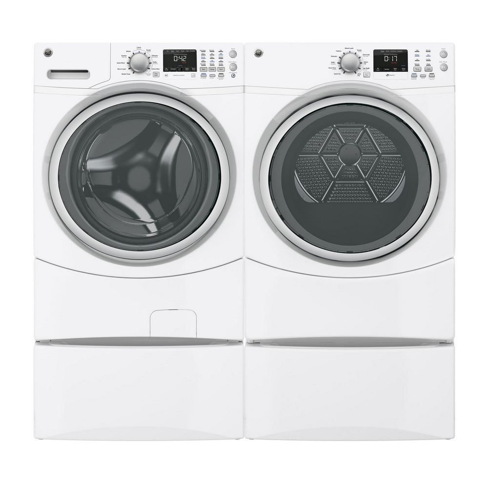 GE® 7.5 cu. ft. capacity frontload dryer GFDN160EJWW - d-airconditioning